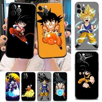 dragon ball z of son goku phone case for iphone 11 12 13 pro max 7 8 se xr xs max 5 5s 6 6s plus case soft silicon cover bandai