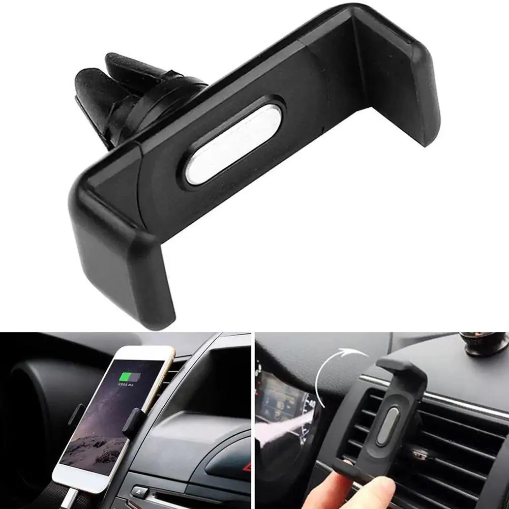 

Simple Car Air Vent Mini Phone Holder 360 Rotation Universal Auto Navigation Bracket For Xiaomi Samsung IPhone Huawei Hot Sale
