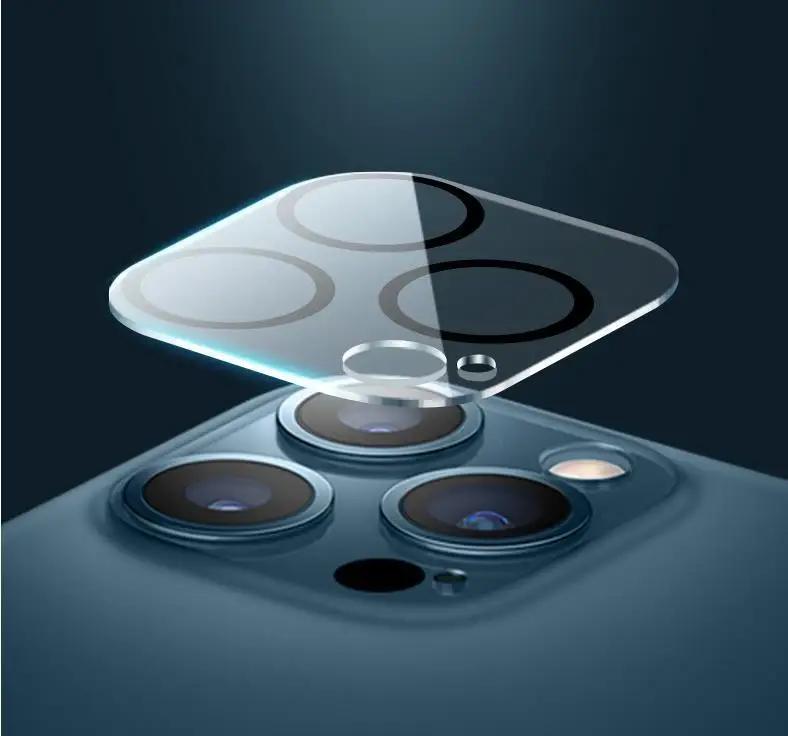 500pcs Full Cover Camera Lens Glass for iPhone 13 Pro Max Screen Protector for iPhone 12 13 14 Pro Max Camera Protector Glass