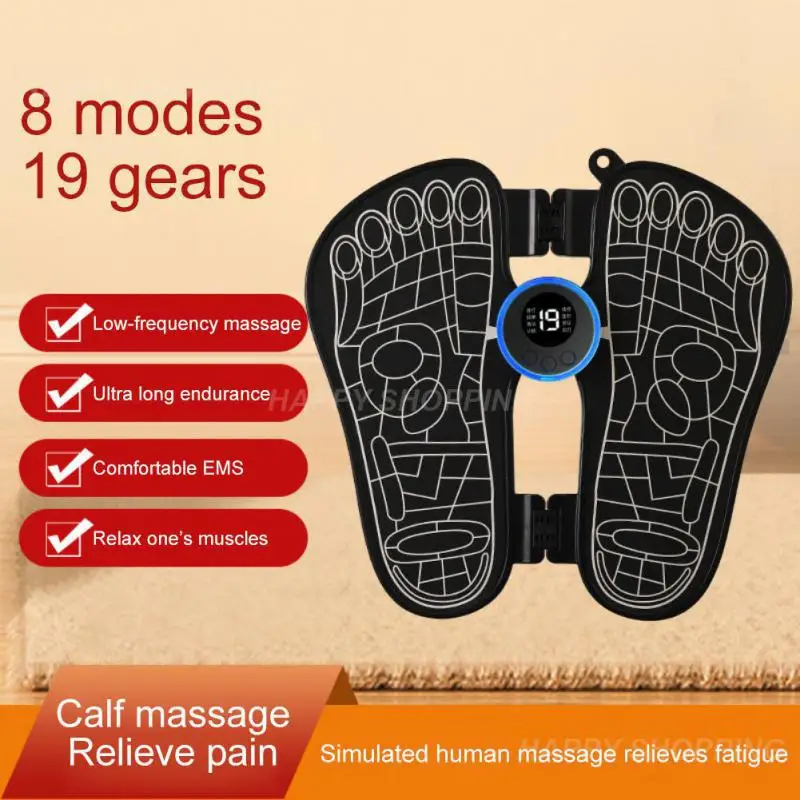 

EMS Electric Foot Massager Pad Foldable Foot Massage Mat Feet Muscle Stimulator Relieve Pain Health Improve Blood Circulation