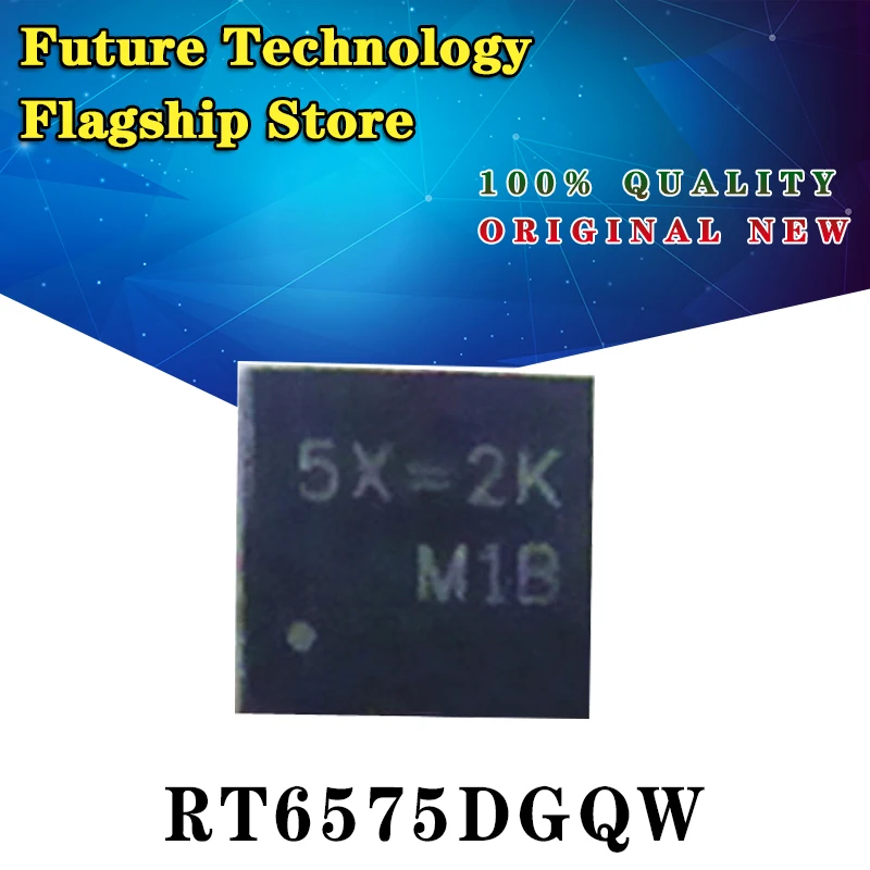 

2 uds.-20 unids/lote RT6575DGQW 5X = QFN nuevo original