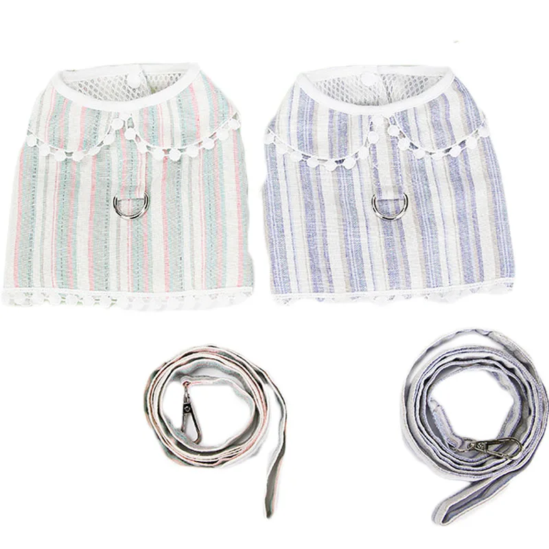 

Princess Dog Harness Vest Breathable Mesh Harnesses And Leash Set Walking Training Dog Accessories Dog Shirt Harness Pet Product