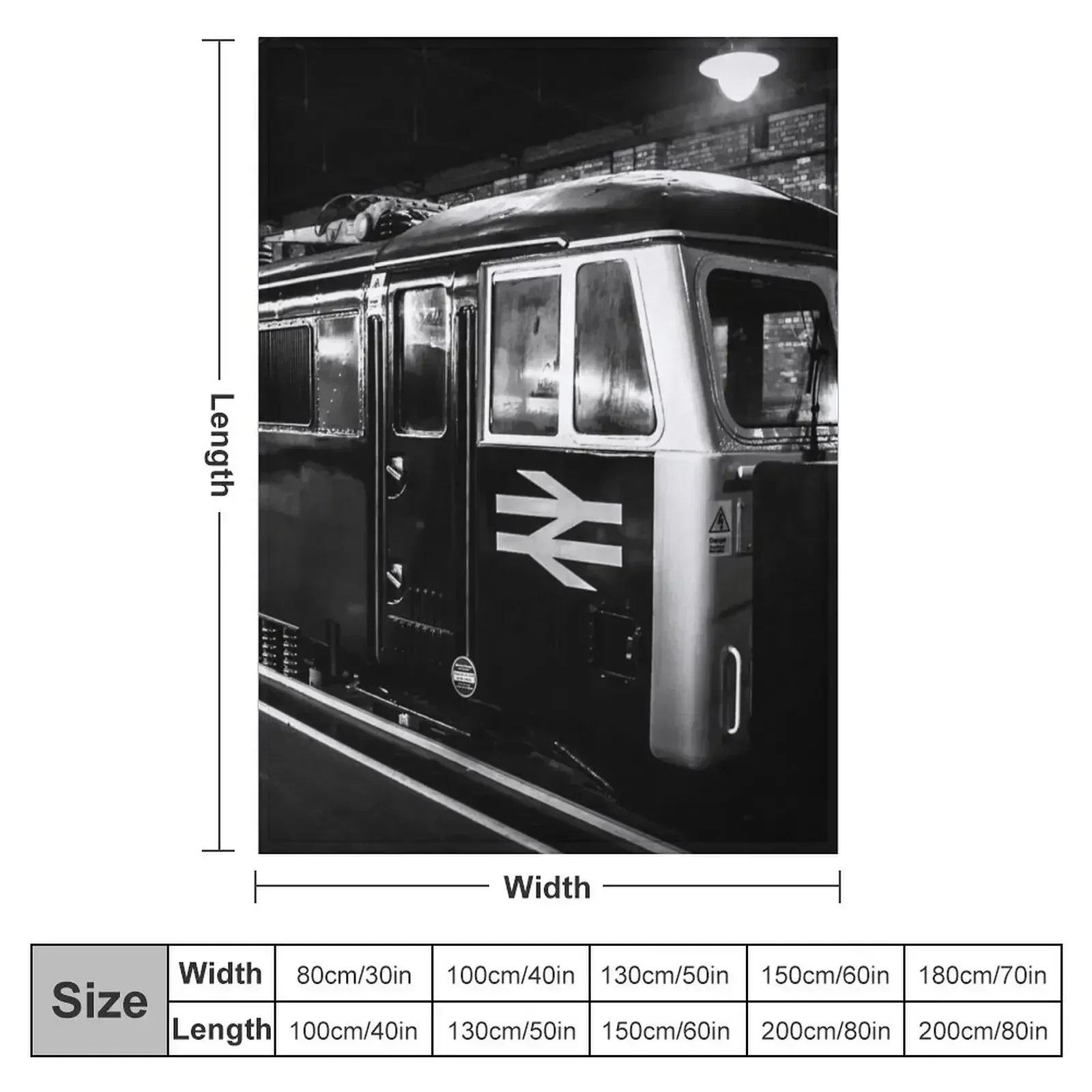 Плед British Rail Royal Scot Locomotive Single Hairys на диван Одеяла