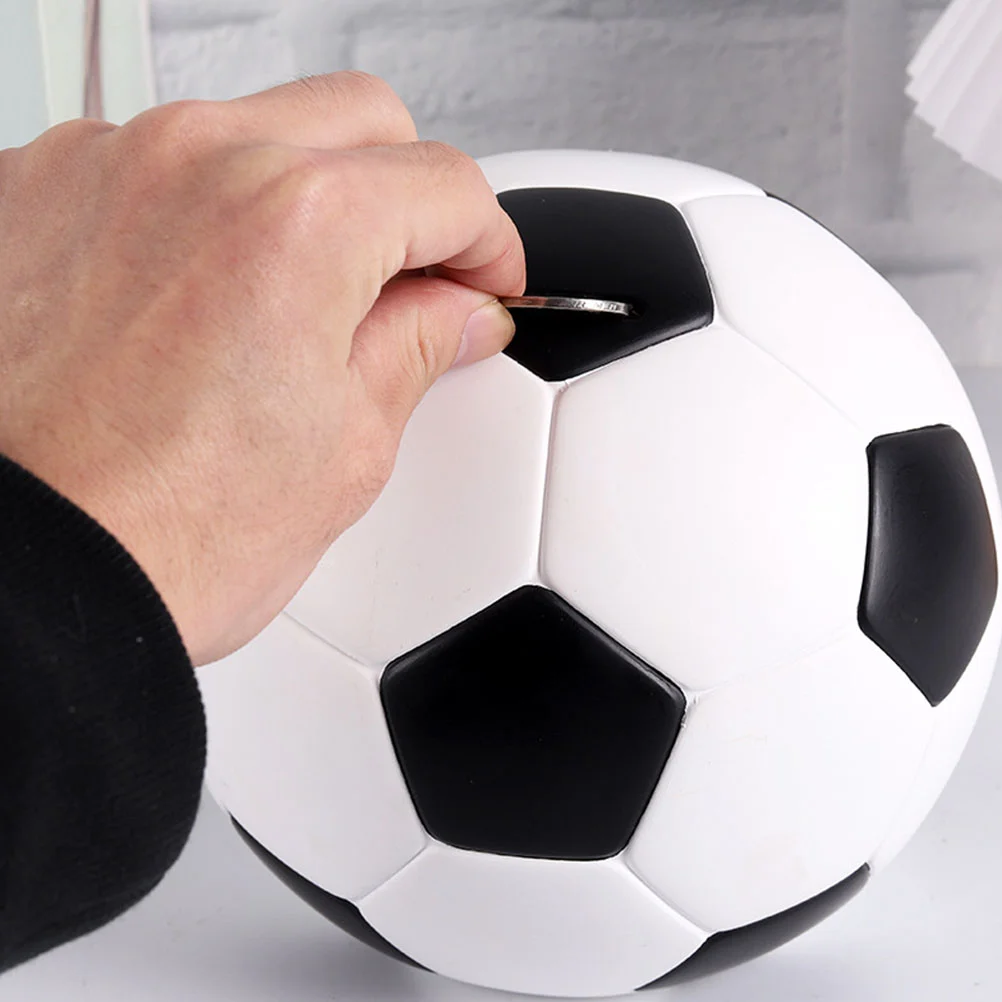 

Decorative Piggy Bank Football Shaped Decorative Piggy Bank Football Shaped Coin Pot Bedroom Money Bank Decoration Hucha