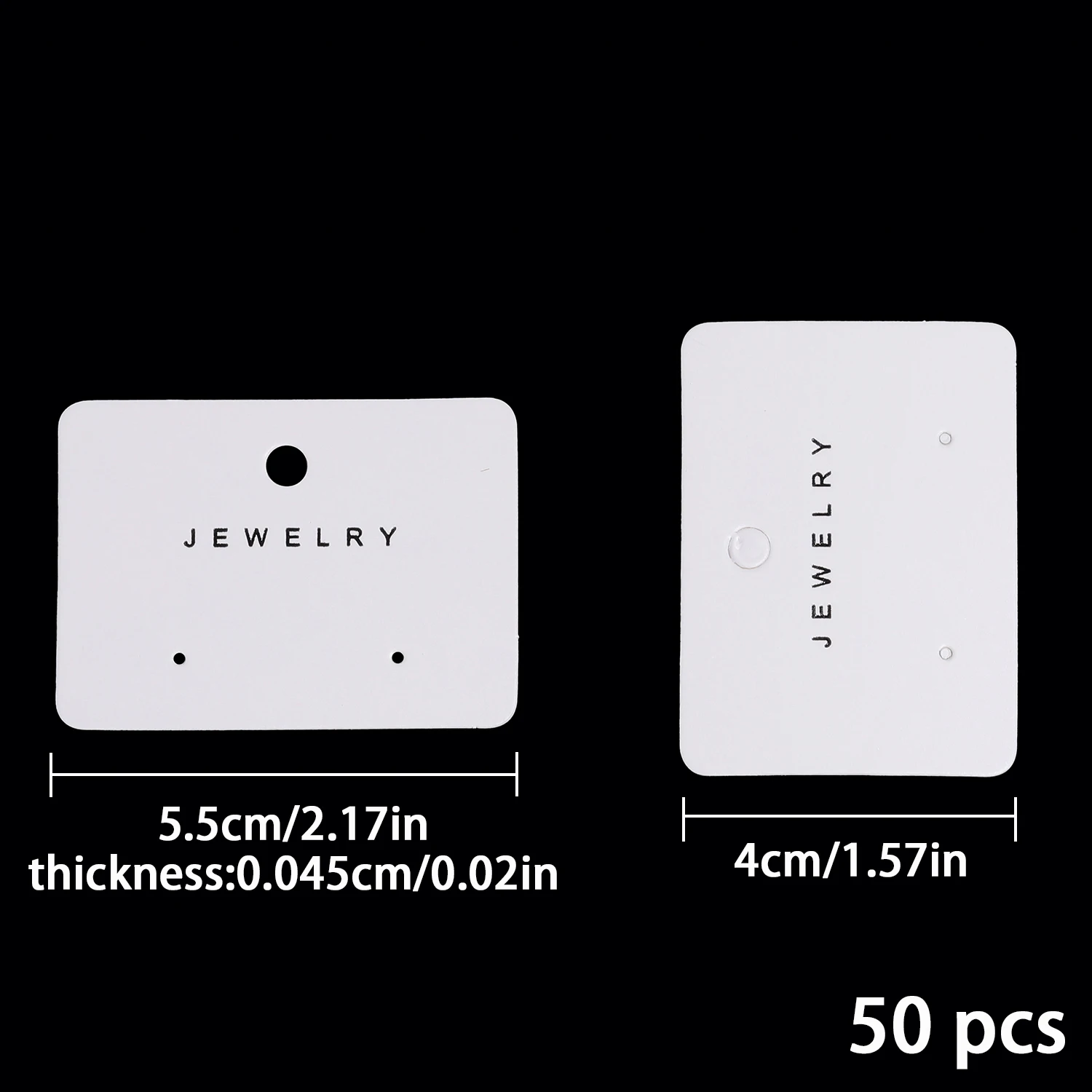 

Картонные подставки для сережек TTUIJI, 50 шт