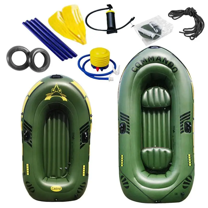 

Outdoor Inflatable Boat 2/3 Person Touring Kayak Floating Lake Boat Portable Boat Raft Sport Kayak Canoe For Lakes Fishing