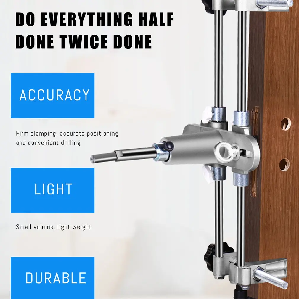 

Hot Professional Locksmith Woodworking Hole Saw Opener Installation Mortising Jig Tool Door Lock Mortiser Kit Maintenance Set