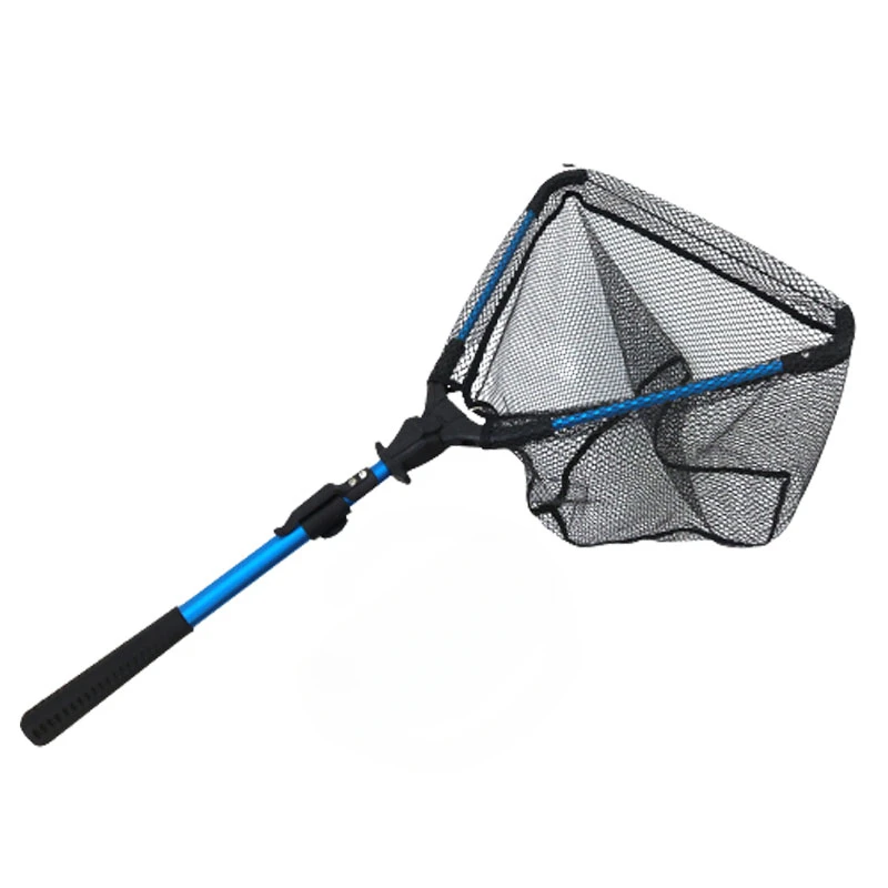 

Aluminum Alloy Retractable Triangle Folding Hand Net Road Fishing Net Folding Fishing Net Retractable Fishing Landing Net