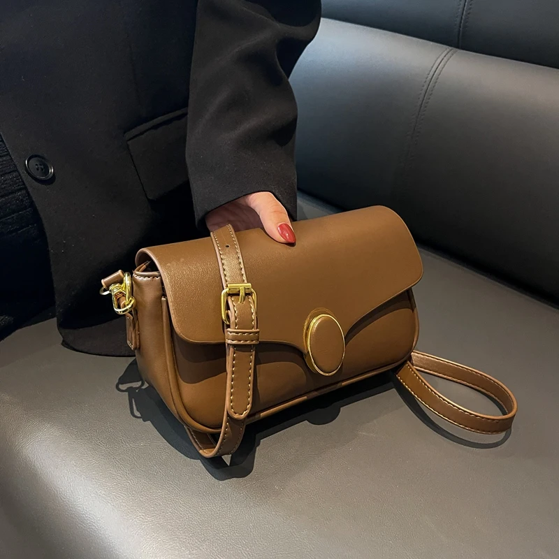 

Женская мини-сумка для мобильного телефона, однотонная кожаная сумка-мессенджер, текстурная тканевая сумка на плечо, роскошная дизайнерска...