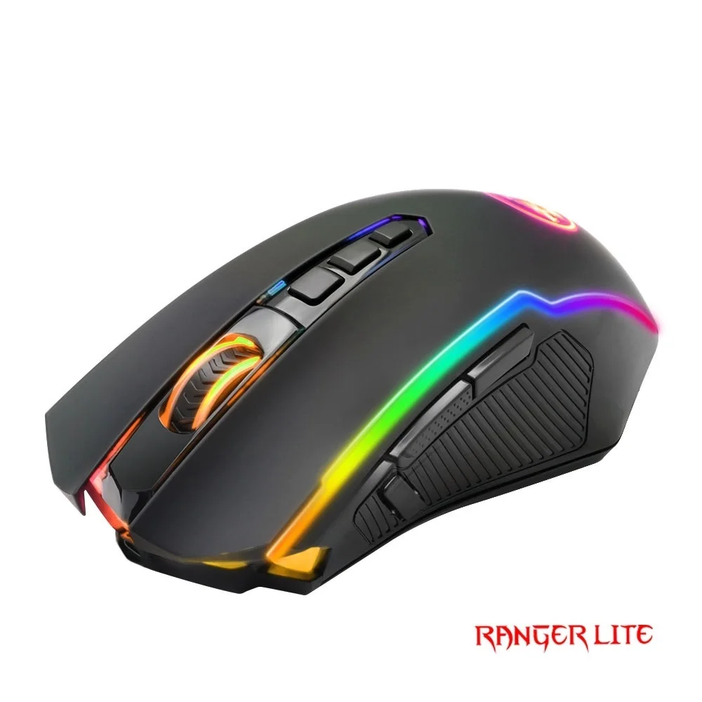 

Redragon Griffin M910-KS RGB USB 2.4G Wireless Gaming Mouse 8000 DPI 10 buttons Programmable ergonomic for gamer Mice laptop PC