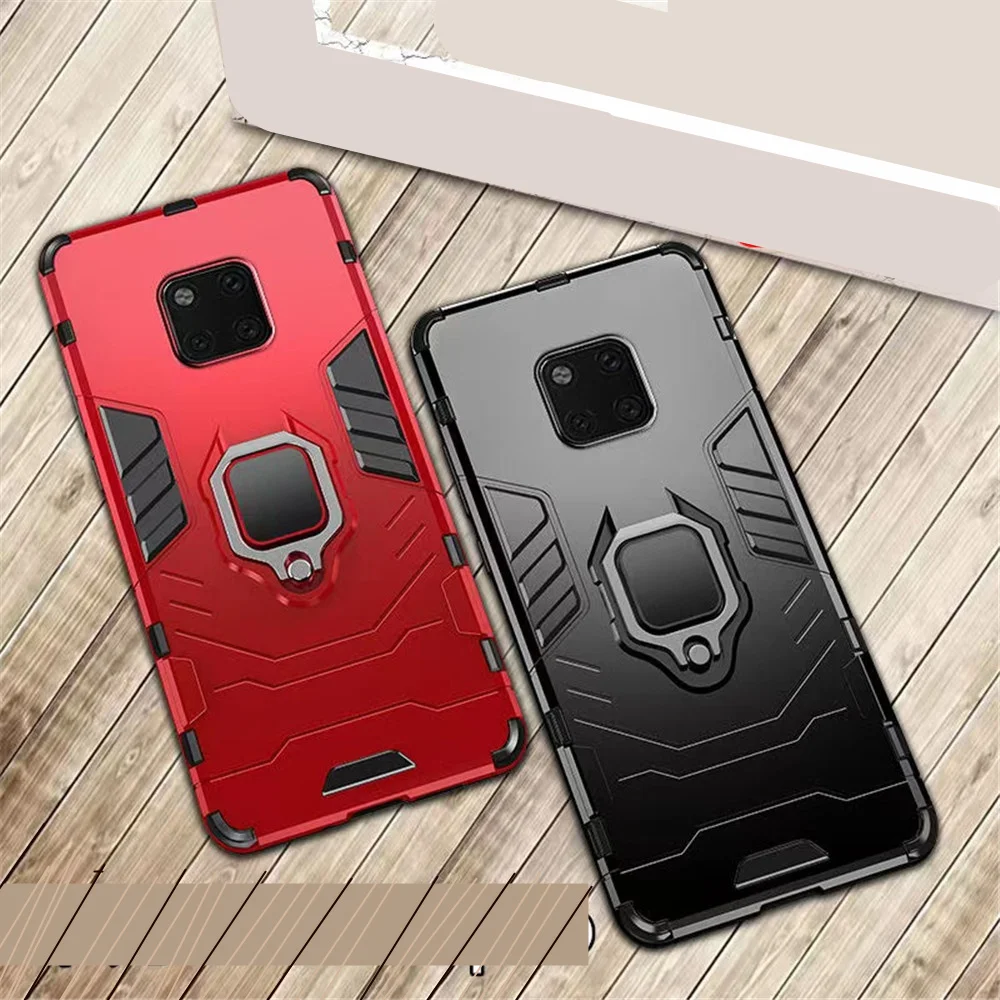 

Mate 20 Pro Phone Case For Huawei Mate 20 Pro P30 Lite P20 Hybrid PC + TPU Silicone Shockproof Cover For Y6 Y7 Y9 P Smart 2019