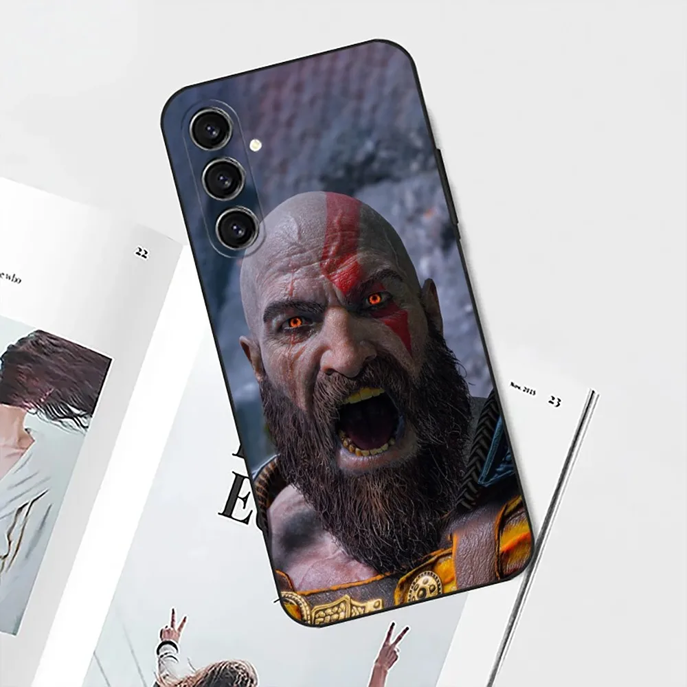Чехол для телефона K-Kratos God of War-S Samsung Galaxy A13 21s 22 31 32 52 53 71 80 91 Черный мягкий чехол