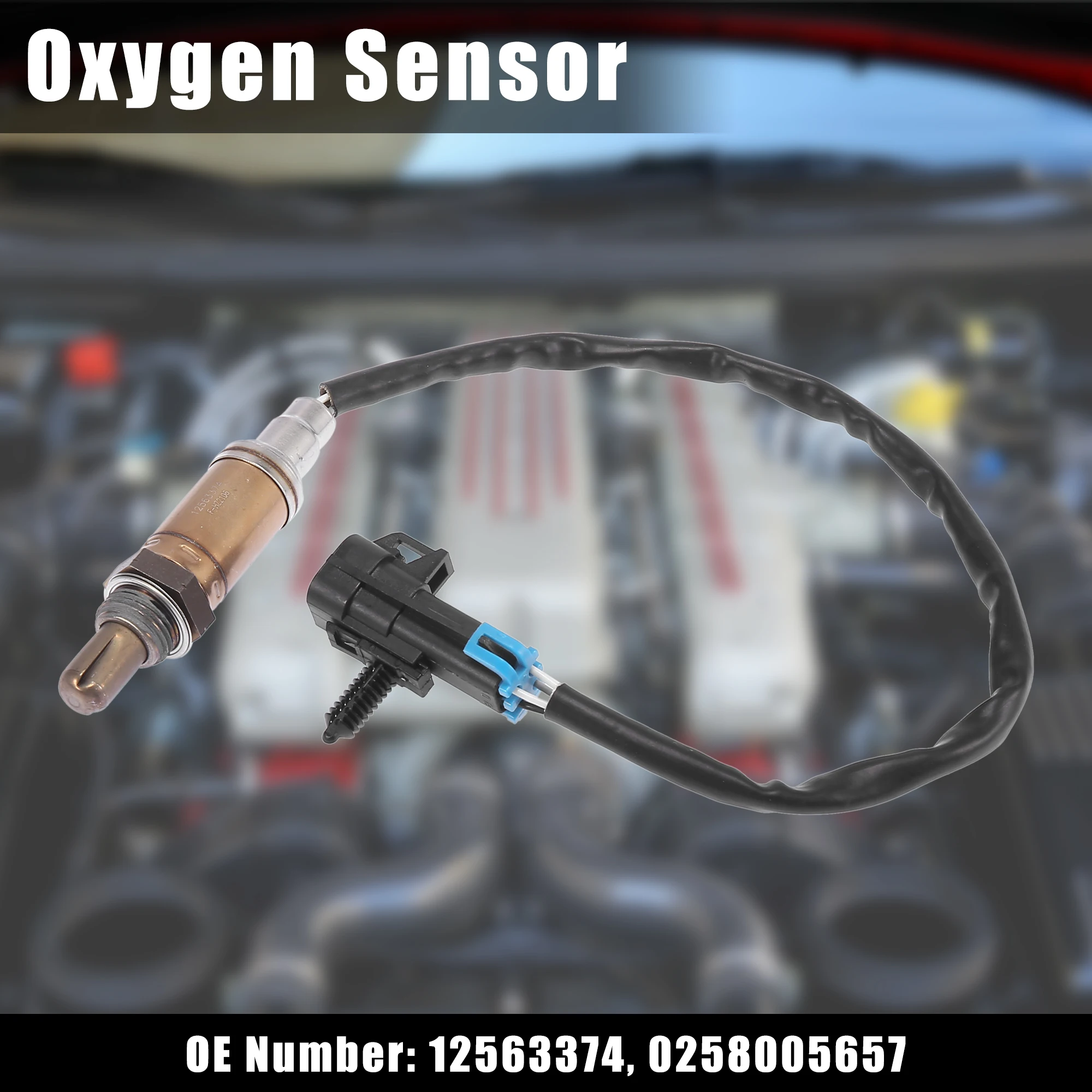 

X Autohaux Auto Lambda Oxygen Sensor 12563374/0258005657 for Buick Regal 3.0L 2001-2005 Car Accessories Probe Wideband O2 Sensor