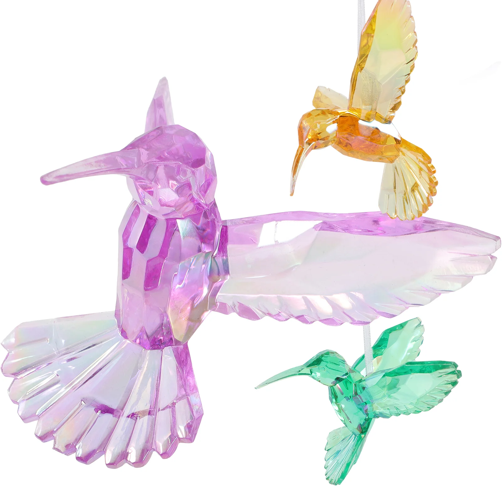 

Ceiling Hanging Ornaments Crystal Bird Pendant Remembrance Gifts Hummingbird Decor