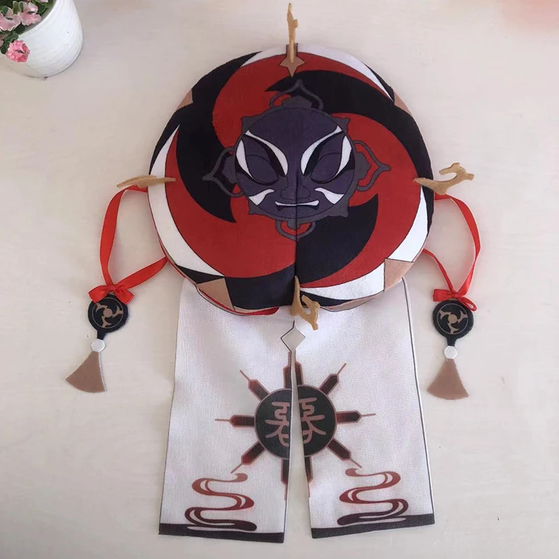 Аниме скарамухе Genshin Impact косплей мягкие плюшевые игрушки куклы костюм куникуши