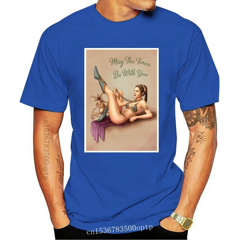 Camiseta clásica de diseño personalizado para hombres y mujeres, camisa Sexy de esclavo, Leia, Organa, Princesa, fuerza, Unisex, 769