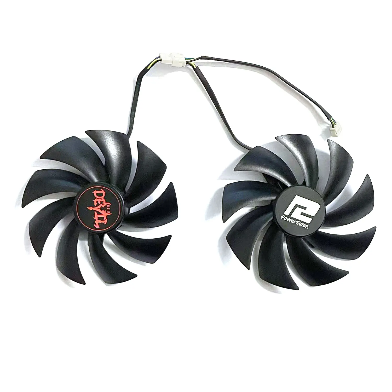 Совершенно новый вентилятор 95 мм 4PIN FD10015H12D DC 12 В 0 55 А RX6600XT GPU для замены видеокарты