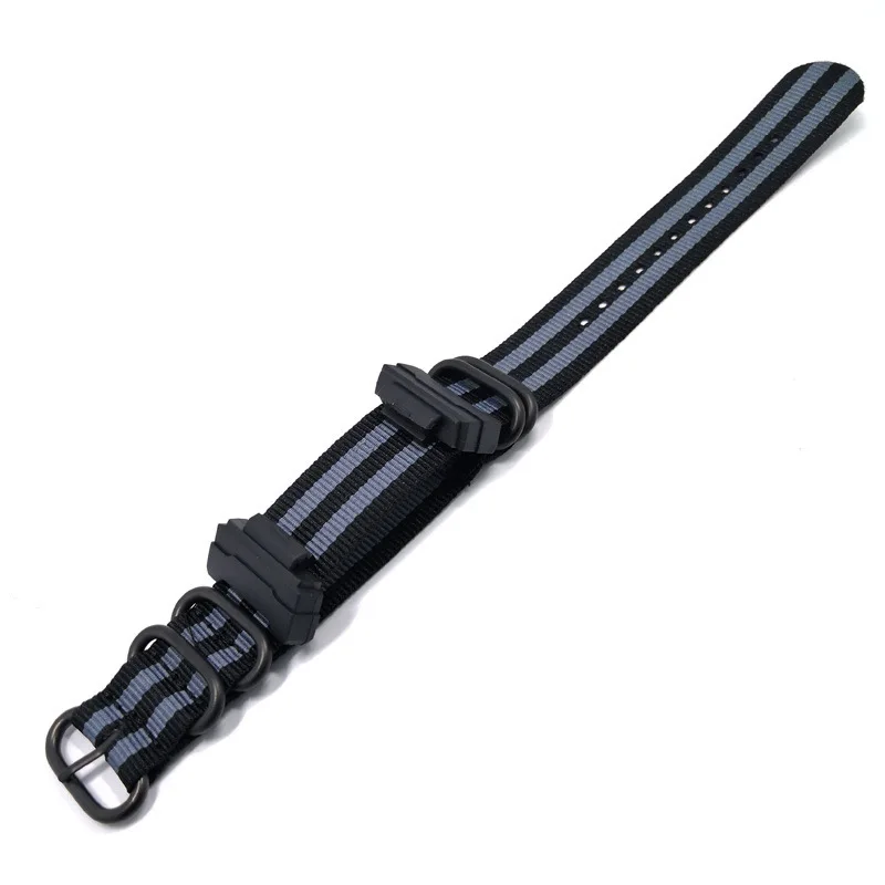 Нейлоновый ремешок для часов Casio G-shock резиновый разъем нейлоновый холщовый GSHOCK