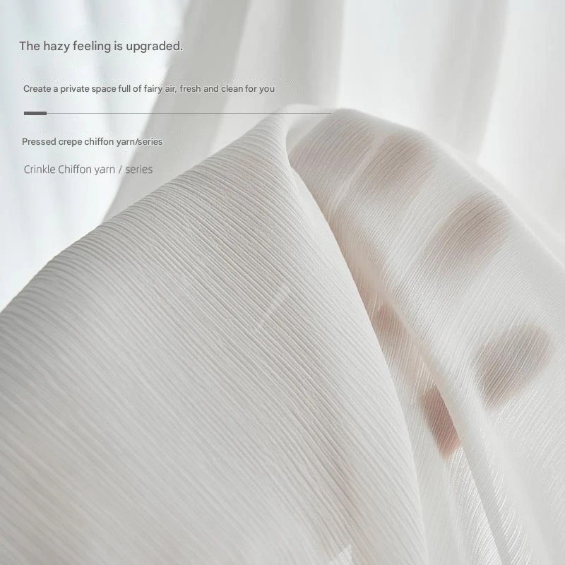Широкие креповые шифоновые шторы высококачественные ткани подходящие для