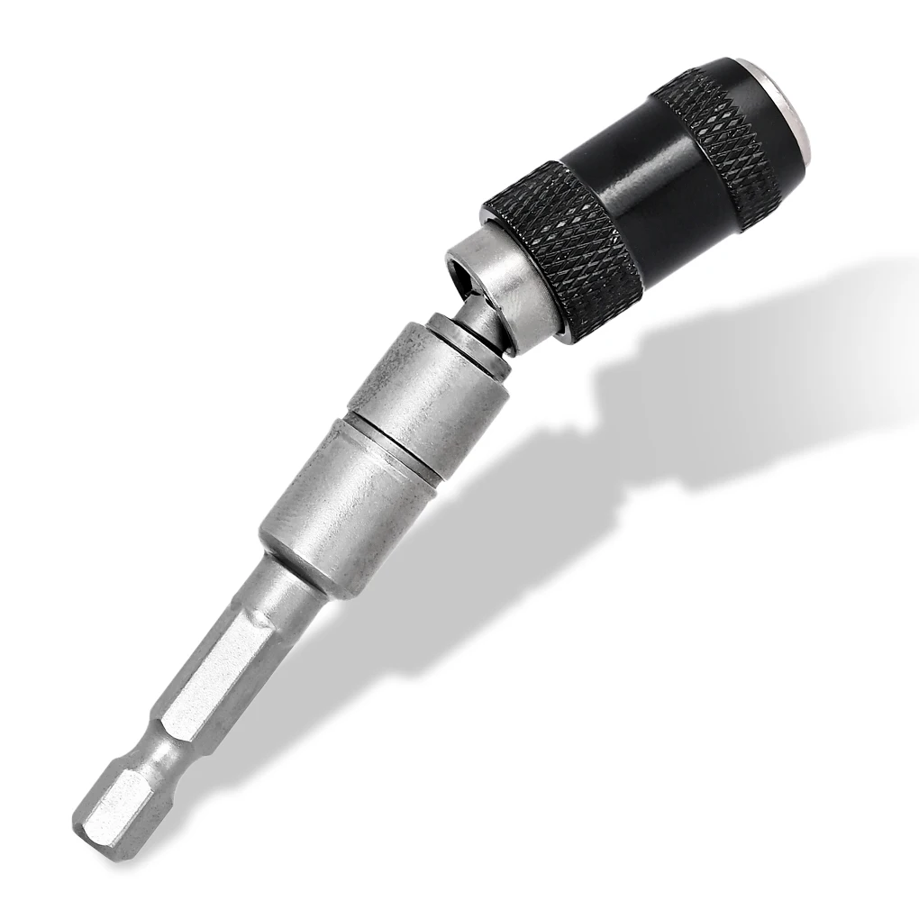 

Hex Shank Electric Screwdriver Bit Holder 20 Degree Multi-angle Quick Release Extension Rod Bar Power Work Impact