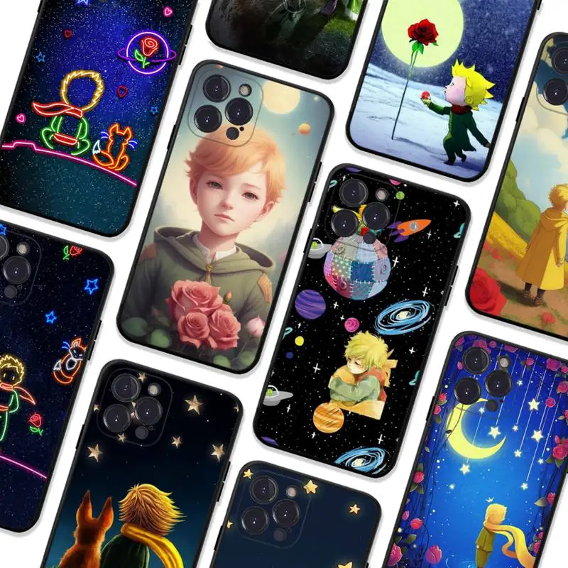 

Art Little Prince Phone Case For iPhone 14 11 12 13 Mini Pro XS Max Cover 6 7 8 Plus X XR SE 2020 Funda Shell