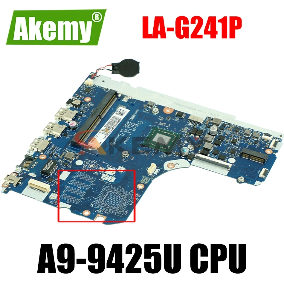 

For Lenovo IdeaPad 130-15AST laptop motherboard DLADE/ELAV4/V5 LA-G241P motherboard With A9-9425U 100% fully tested