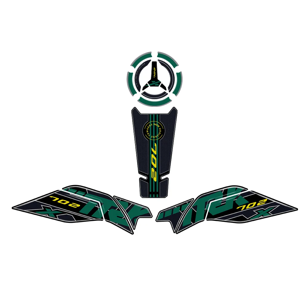 Мотоциклетные аксессуары 3D гелевая эпоксидная смола Набор наклеек коврик для