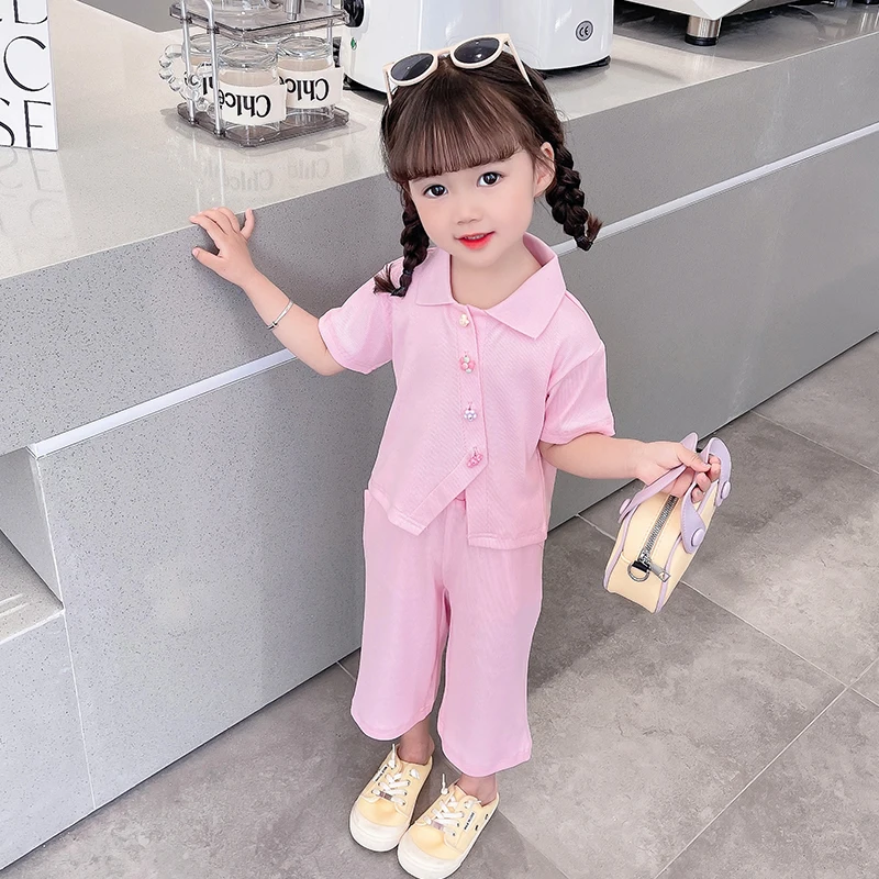 

Лето 2023, комплекты одежды для маленьких девочек, детские топы и штаны, пляжные праздничные костюмы принцессы, детская одежда, наряды, повседневная спортивная одежда