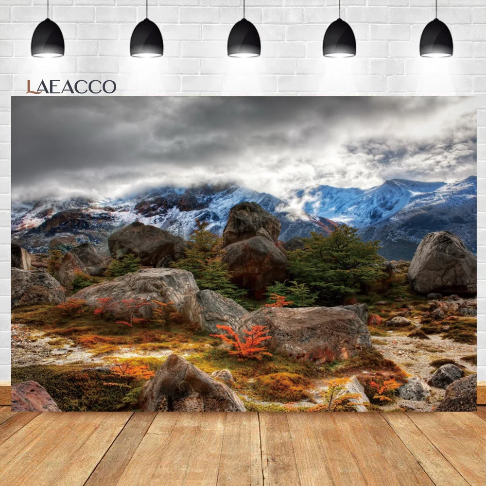 Laeacco весенний фон с природными пейзажами горы Зеленая трава джунгли громоздкий дети взрослые путешествия ПОРТРЕТНАЯ ФОТОГРАФИЯ фон