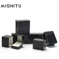 mishitu black jewelry box for bracelet necklace jewelry storage engagement proposal gift customizable packaging box
