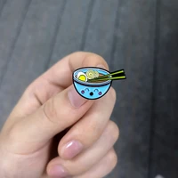 lamian noodles christmas cartoon friends new year gift lapel pins womens brooch enamel pin badges jewelry fashion accessories