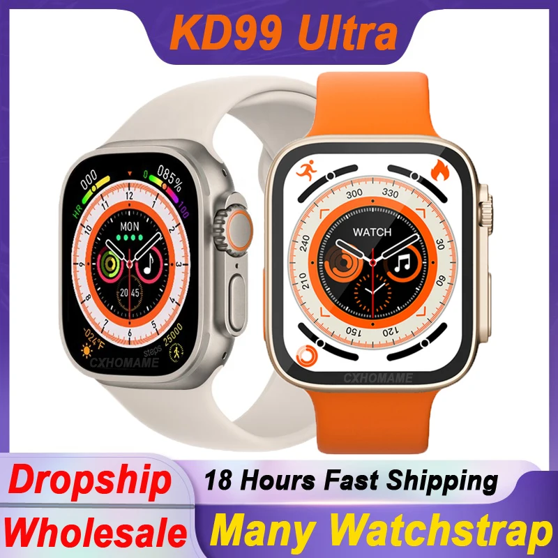 

KD99 Smart Watch Series 8 Ultra Men Women Bluetooth Calls Sports Fitness Smartwatch Free Shipping PK dt8 zd8 gs8 Watches 8 Ultra