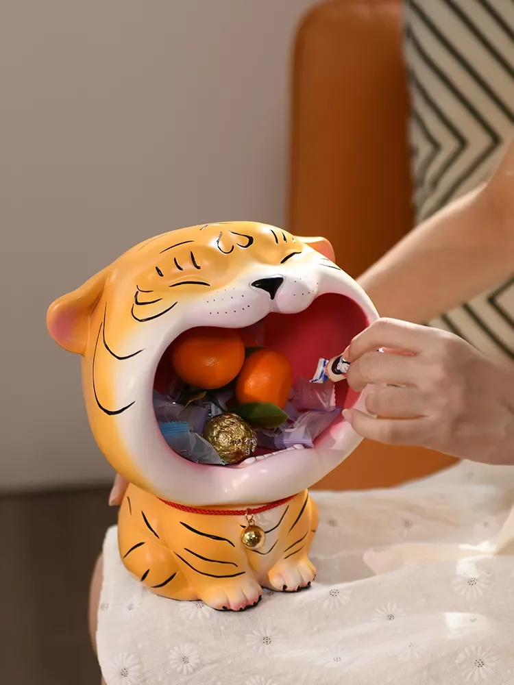 

2022 Tiger Cute Piggy Bank Candy Dispenser Kawaii Piggy Bank for Kids Hide Money Kids Bank Cash Box Candy Boxes Children Gift