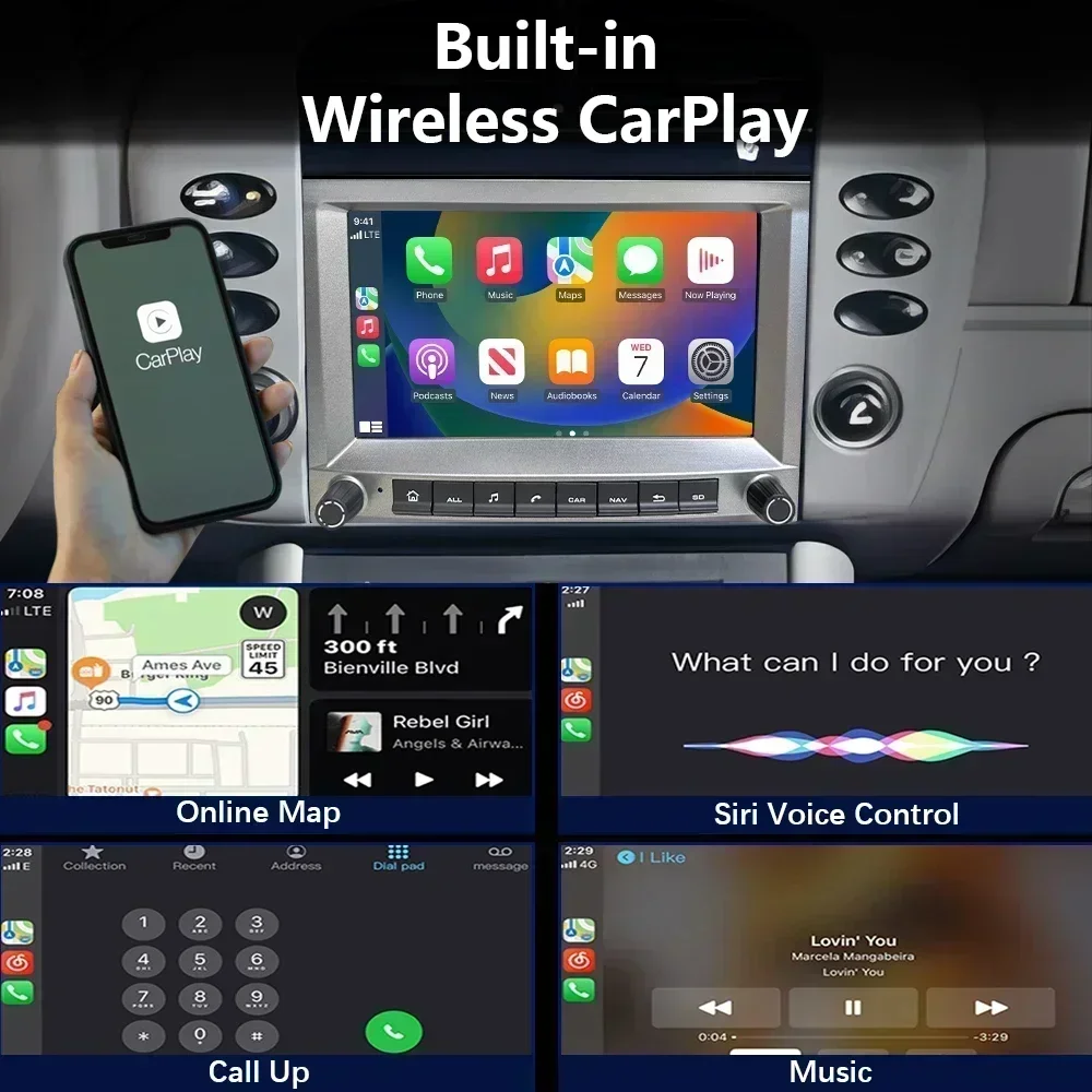 Автомобильный радиоприемник CHSTEK Carplay мультимедиа для Porsche 911 Boxster 986 996 GT2 S Turbo 2002-2006