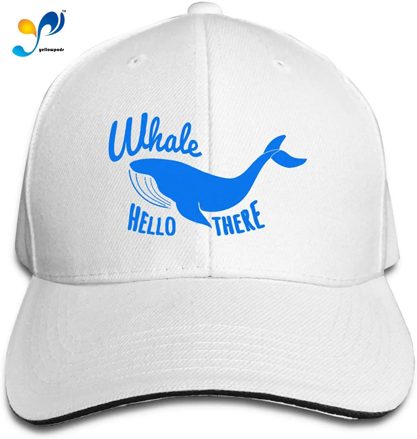

Wh-Ale Hello There Casquette Sunhat Adjustable Sandwich Cap Baseball Hats