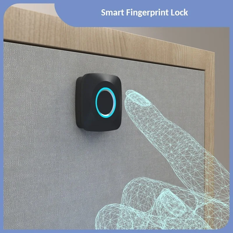 

Smart Drawer Fingerprint Lock Wardrobe Locker Cabinet Anti-theft Lock Desk Fingerprint Lock