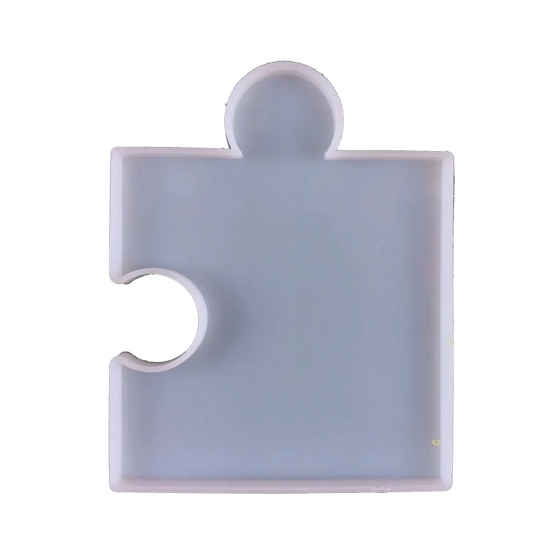 

Handmade Puzzle Coaster UV Epoxy Resin Mold Cup Mat Mug Pad Silicone Mould DIY