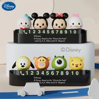 disney temporary parking number plate cute mickey mouse car moving phone card kawaii accessories decoration interior for girls