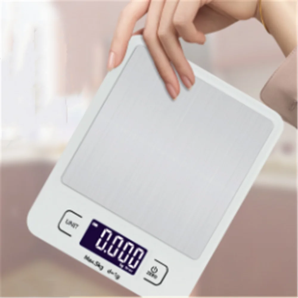 

5kg /1g Portable Digital LCD Scale Kitchen Scale Multifunction Food Balance Scale Baking Scale Household Weigh Electronic Scales