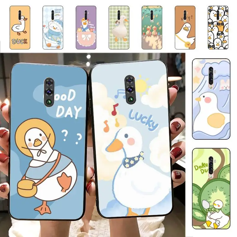 

Cute Ducks Phone Case for Vivo Y91C Y11 17 19 17 67 81 Oppo A9 2020 Realme c3