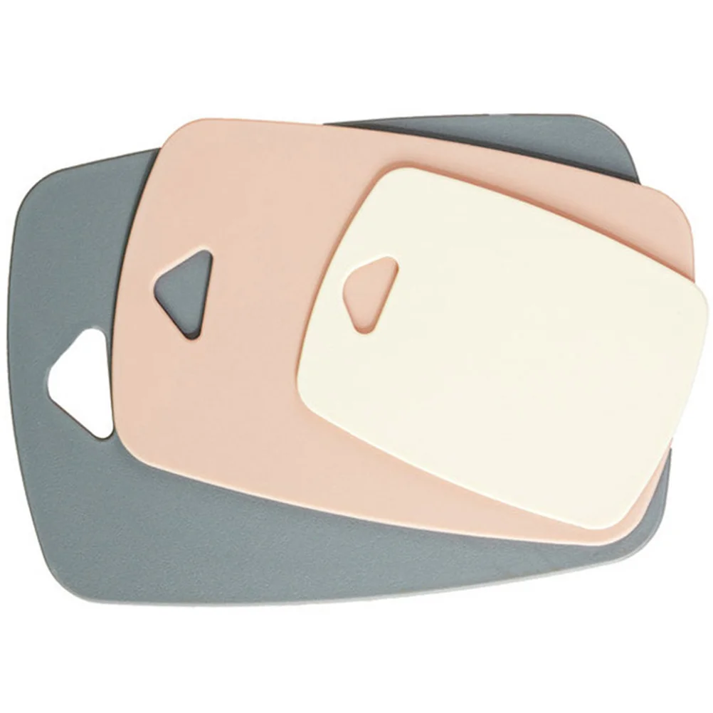 

3Pcs Double Side Portable Cutting Board Set Chopping Board Small Boards Cutting Boards for Friends Kitchen Camping Home