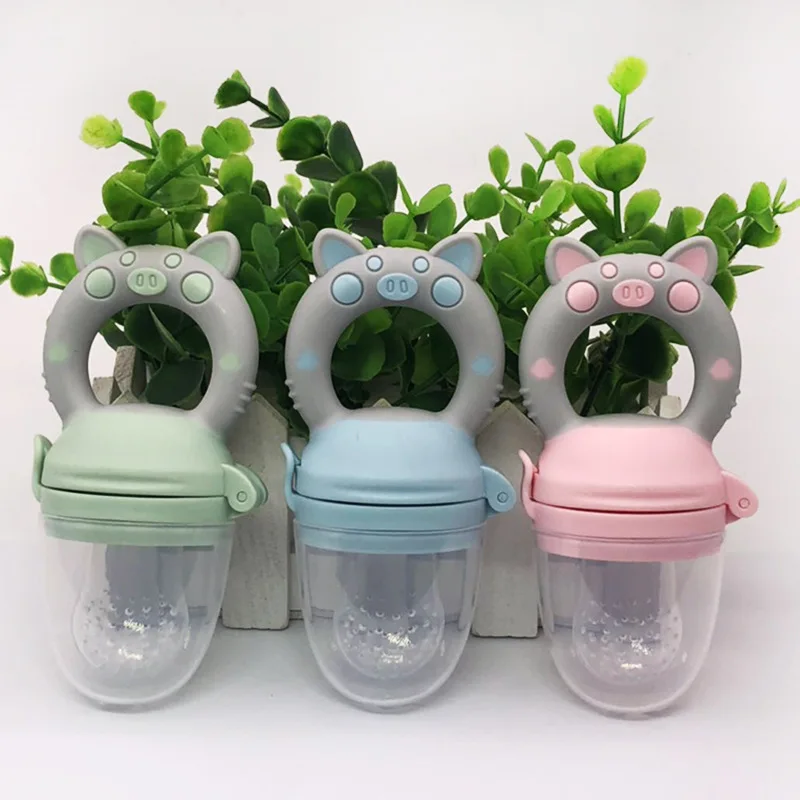 

1Pcs Baby Pacifier Food Grade Silicone Fresh Food Milk Nibbler Feeder Kid Nipple Baby Feeding No Mess Safe Supplies Teat Bottles