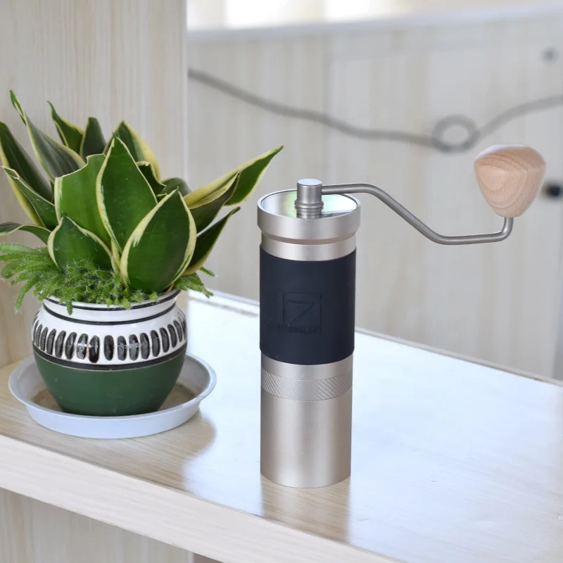 

manual grinder portable coffee mill big burr 420stainless steel 48mm coffee tools for espresso and brew coffee