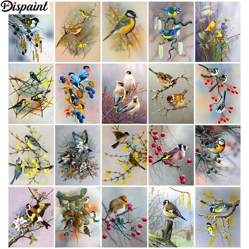 

Алмазная живопись «Птица», 5D, с квадратными и круглыми стразами