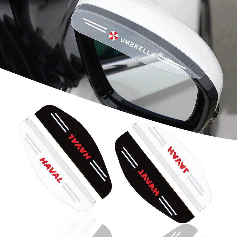 

2pcs Car Rearview Mirror Rain Eyebrow Protector Rain Cover for Peugeot 206 208 308 307 207 3008 2008 407 508 408 Car Accessories