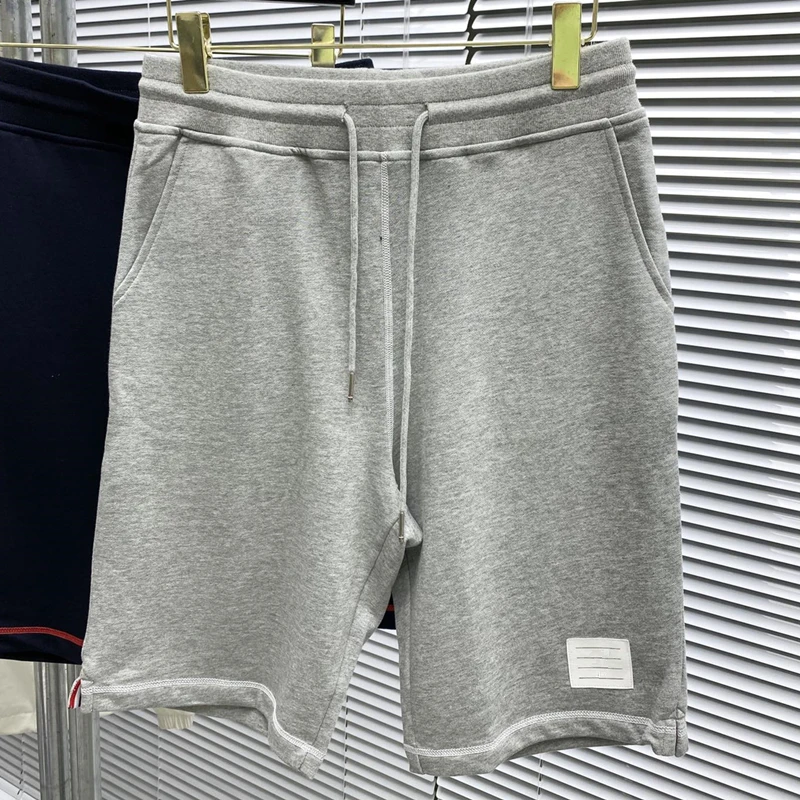 Knee Length Jogger Brand New Summer Shorts Men Women Striped Colors Design Cotton Sports Trousers Korean Style Track Shorts Man