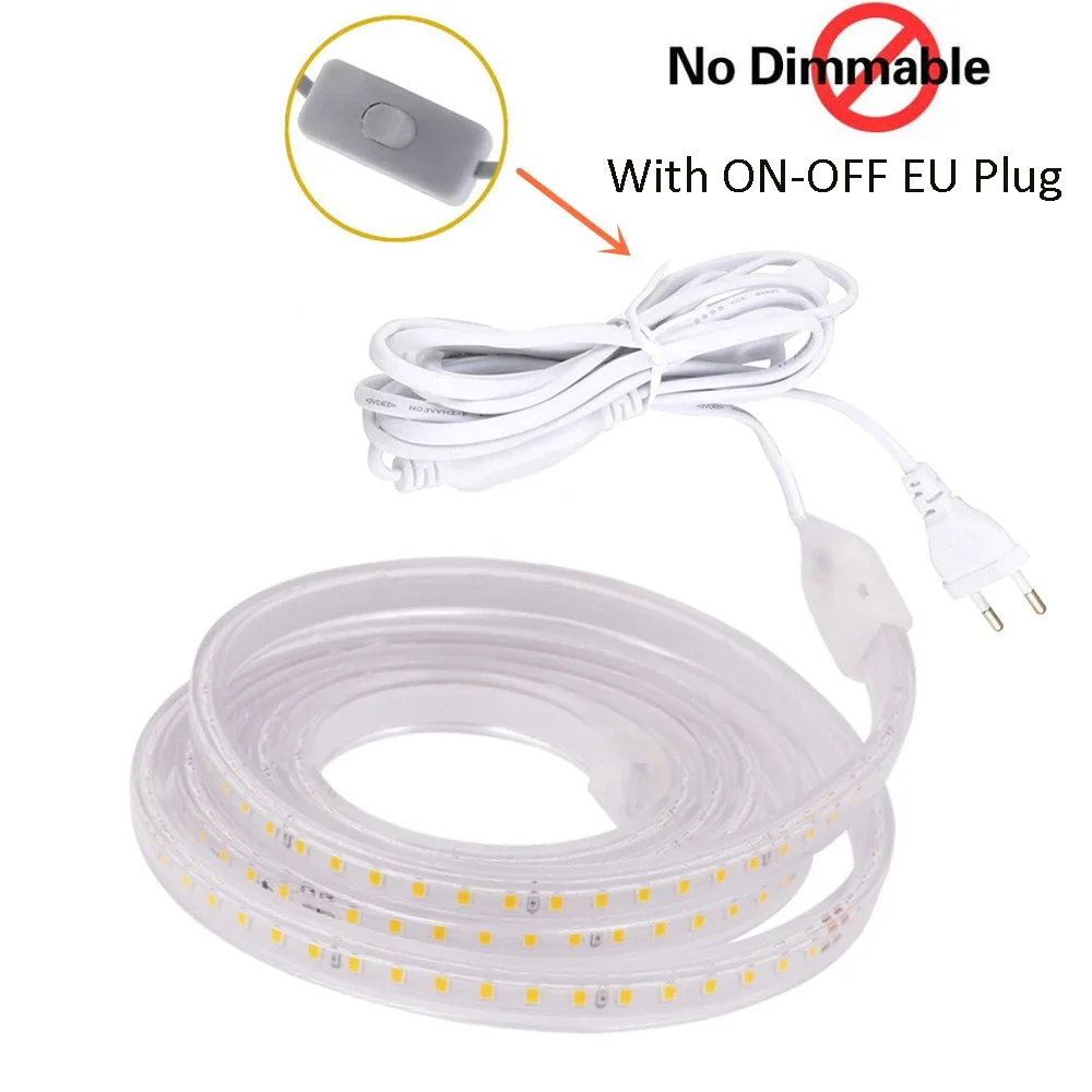 

WAAJEA Светодиодная лента 220В тёплый белый 1 метр