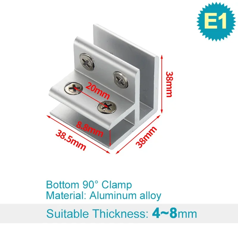 

Зажим для стекла из нержавеющей стали 304