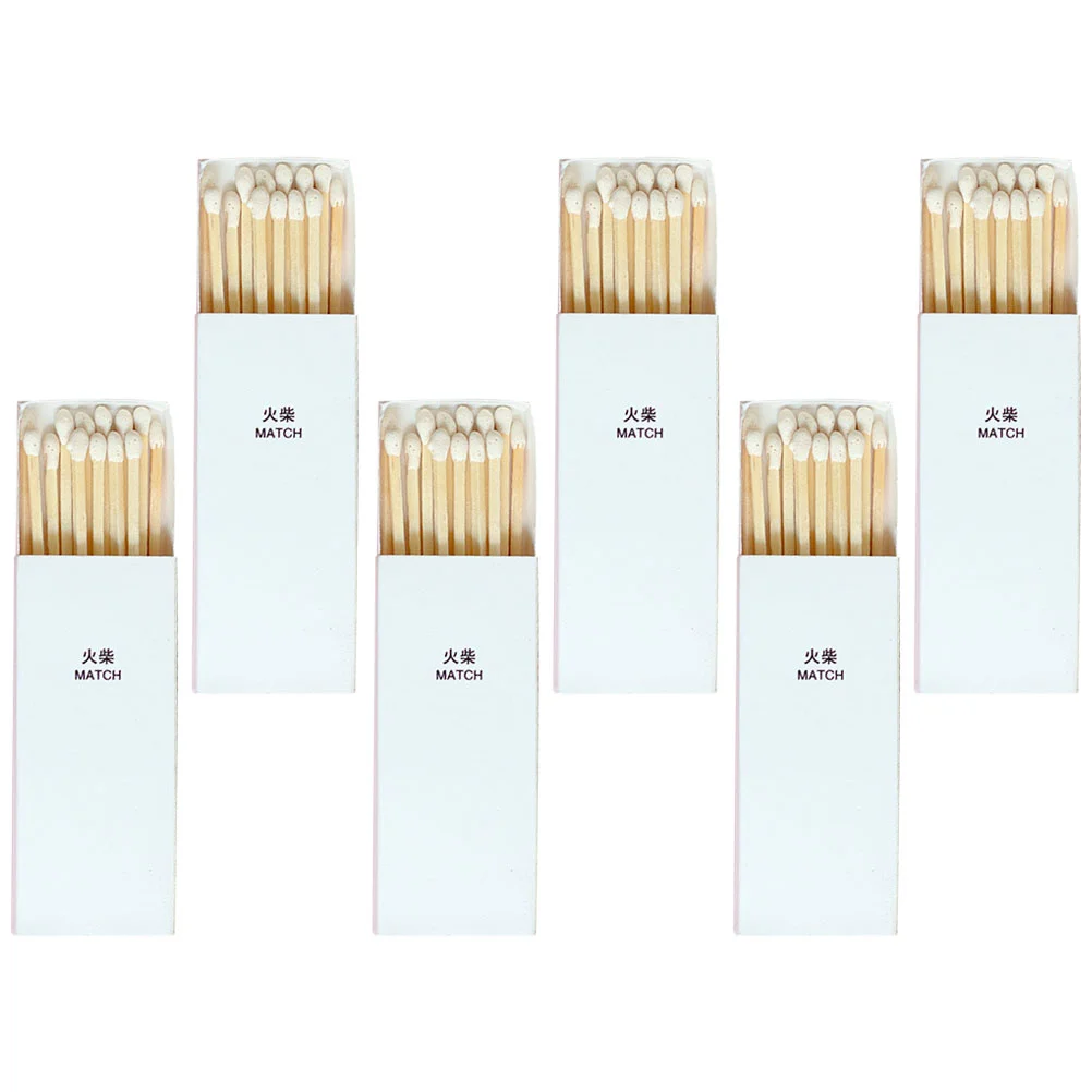 

6 коробок, деревянные спички, подходят для настоящих фотографий