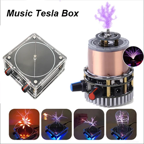 

["Для Tesla Coil Speaker Bluetooths-совместимая музыка Беспроводная сенсорная лампа высокой мощности Импульсный генератор электрической дуги"]